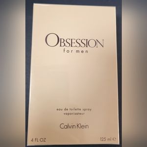 Calvin Klein Obsession For Men 4 FL OZ.New In Box with plastic wrapping.